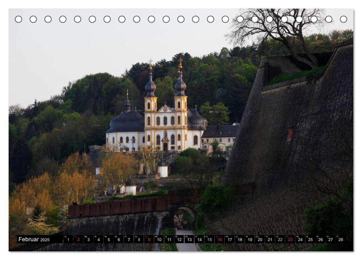 Bild: 9783435653607 | Würzburg am Abend (Tischkalender 2025 DIN A5 quer), CALVENDO...