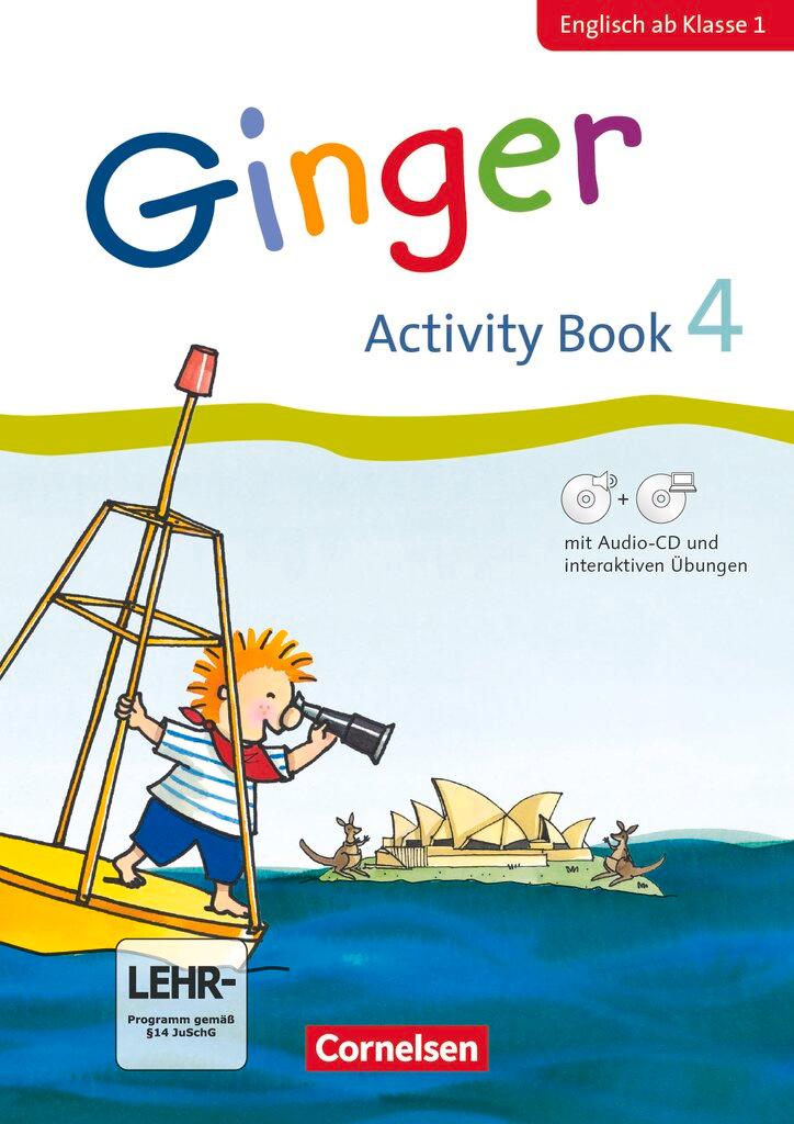 Cover: 9783060816057 | Ginger - Early Start Edition - Activity Book 4. Englisch ab Klasse...