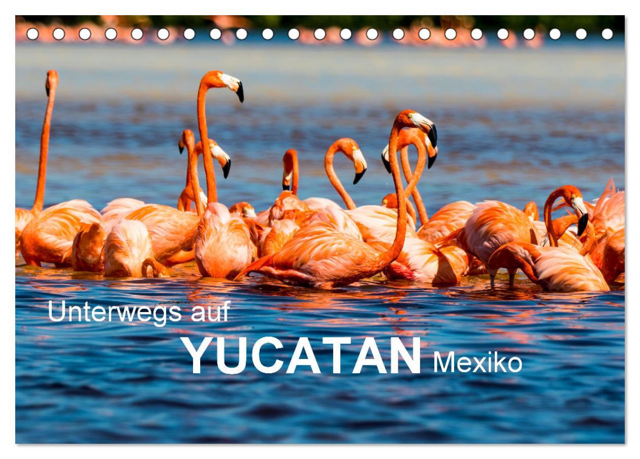 Cover: 9783383895579 | Unterwegs auf Yucatan Mexiko (Tischkalender 2025 DIN A5 quer),...