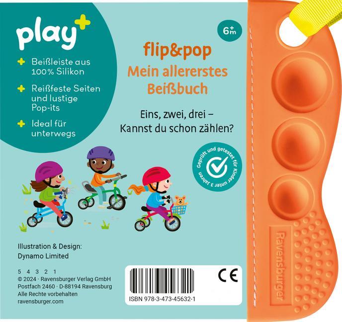 Bild: 9783473456321 | Ravensburger Play+ flip&amp;pop: Erste Zahlen (Mein allererstes Beißbuch)