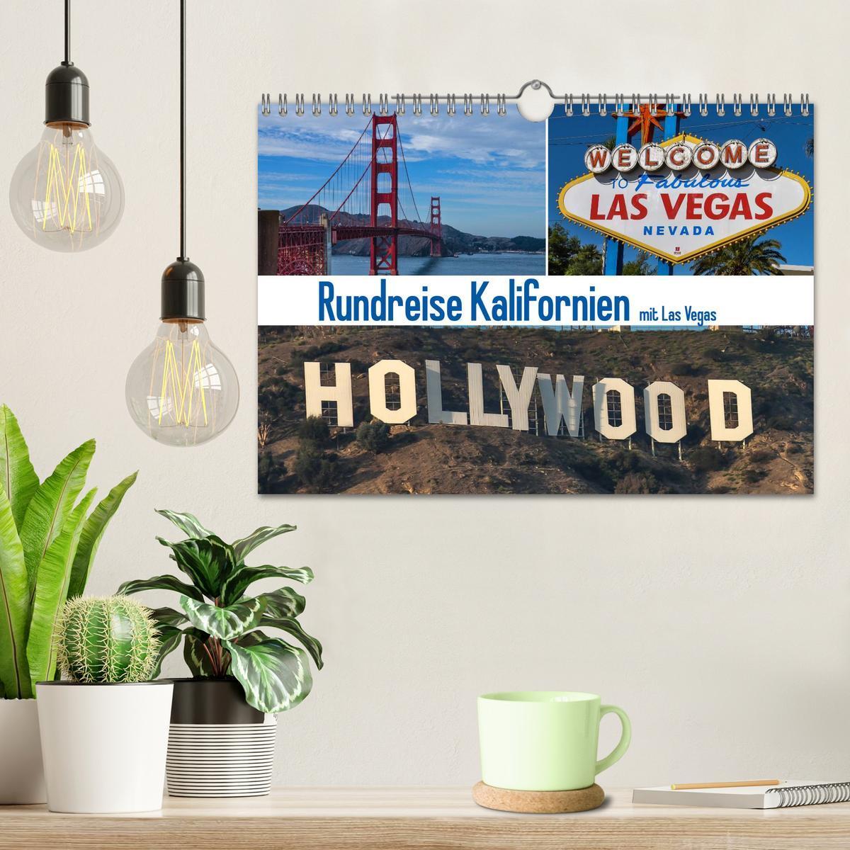 Bild: 9783435719020 | Rundreise Kalifornien mit Las Vegas (Wandkalender 2025 DIN A4...