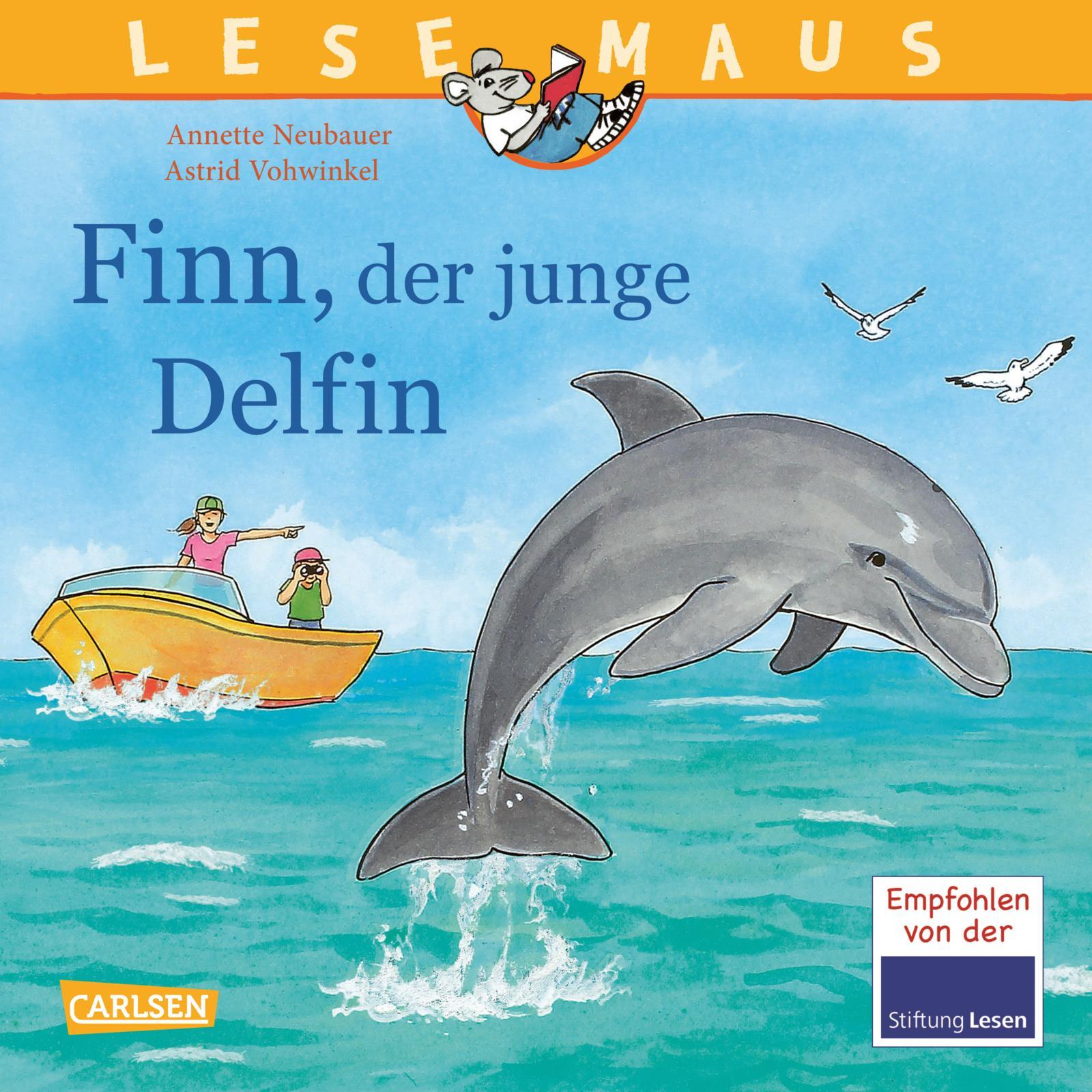 Cover: 9783551089274 | Finn, der junge Delfin | Annette Neubauer | Taschenbuch | Lesemaus