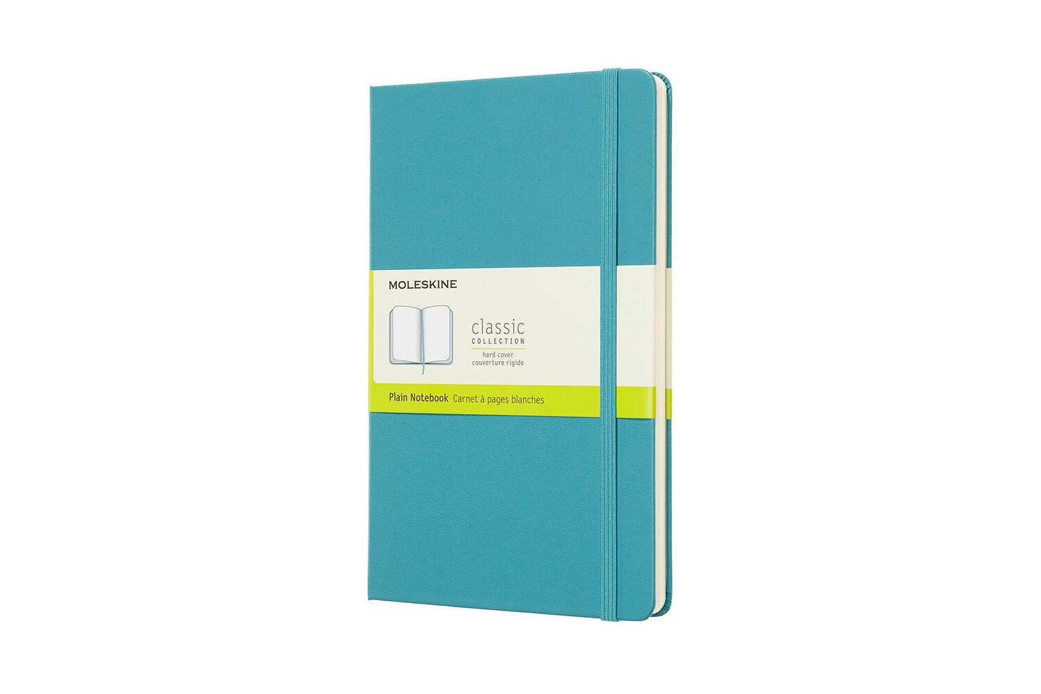 Cover: 8058341715383 | Moleskine Notizbuch Large/A5, Blanko, Hard Cover, Riff Blau | 240 S.