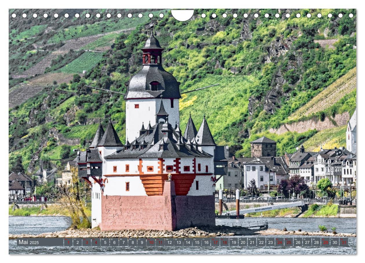 Bild: 9783435362394 | Burgen der Rheinromantik (Wandkalender 2025 DIN A4 quer), CALVENDO...