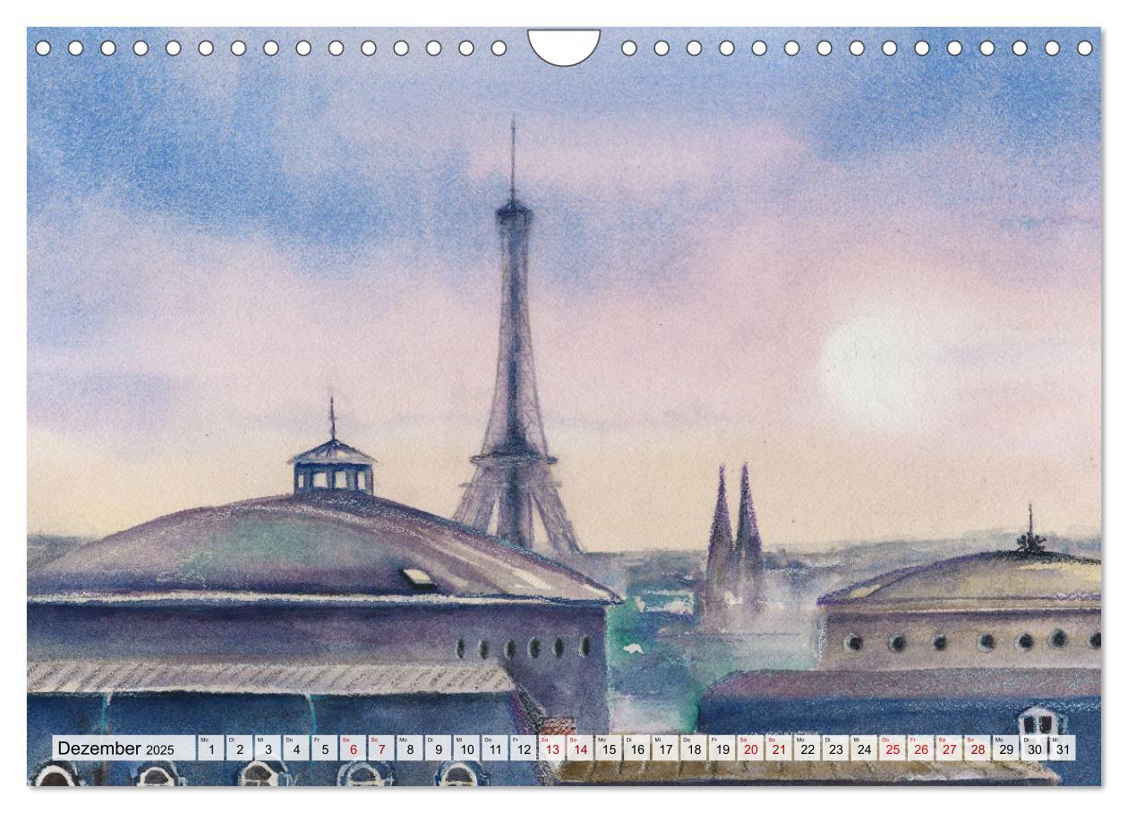 Bild: 9783435421367 | Frankreich Aquarelle (Wandkalender 2025 DIN A4 quer), CALVENDO...