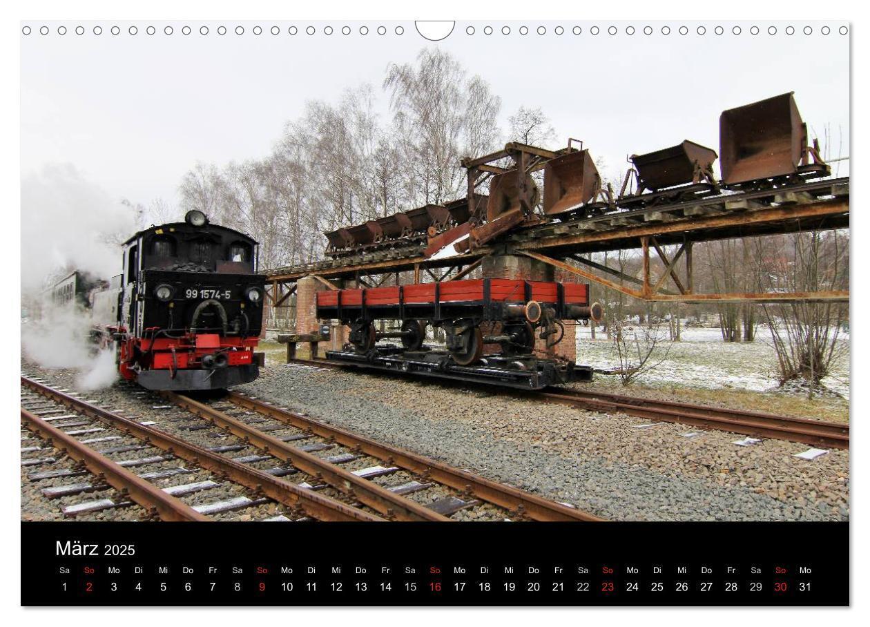 Bild: 9783435811649 | Dampfbahnromantik auf schmaler Spur (Wandkalender 2025 DIN A3...