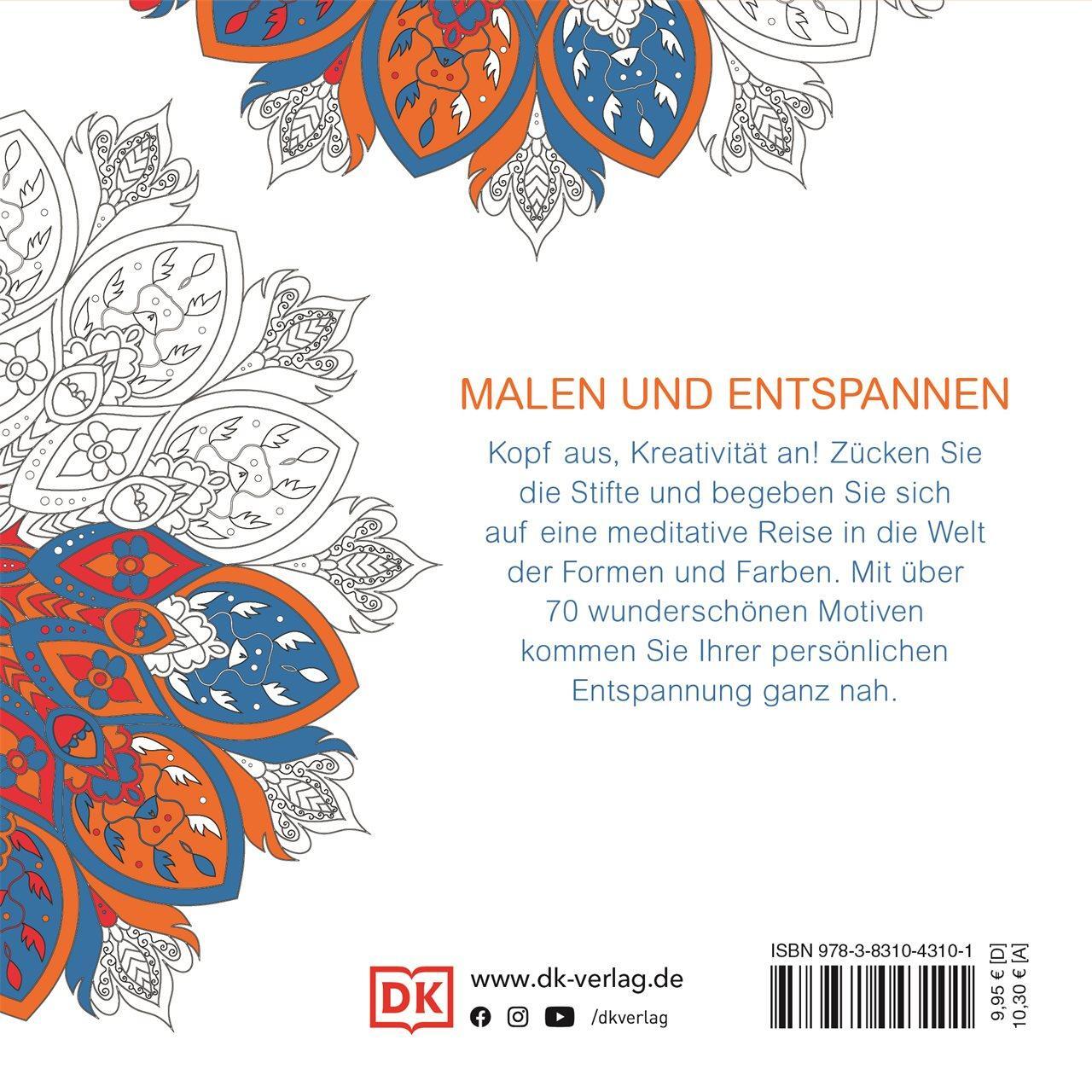 Rückseite: 9783831043101 | Achtsam &amp; Kreativ. Mandalas | Taschenbuch | Achtsam &amp; Kreativ | 72 S.