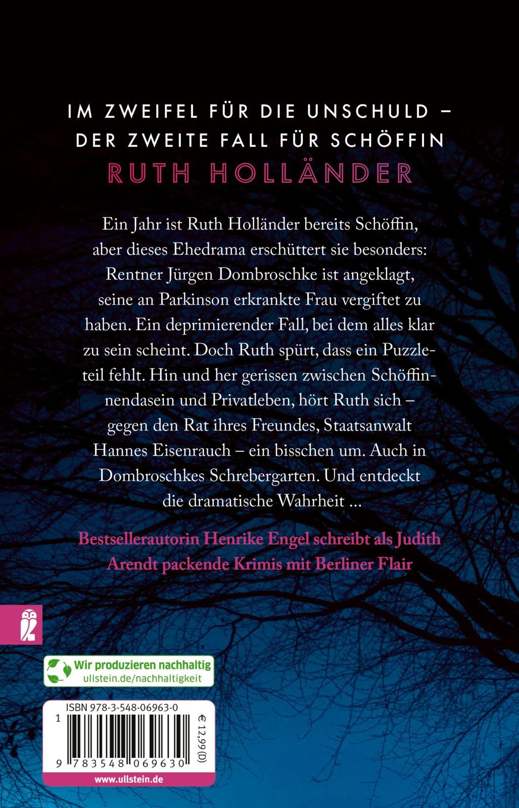 Rückseite: 9783548069630 | Sündenbock | Judith Arendt | Taschenbuch | 304 S. | Deutsch | 2025