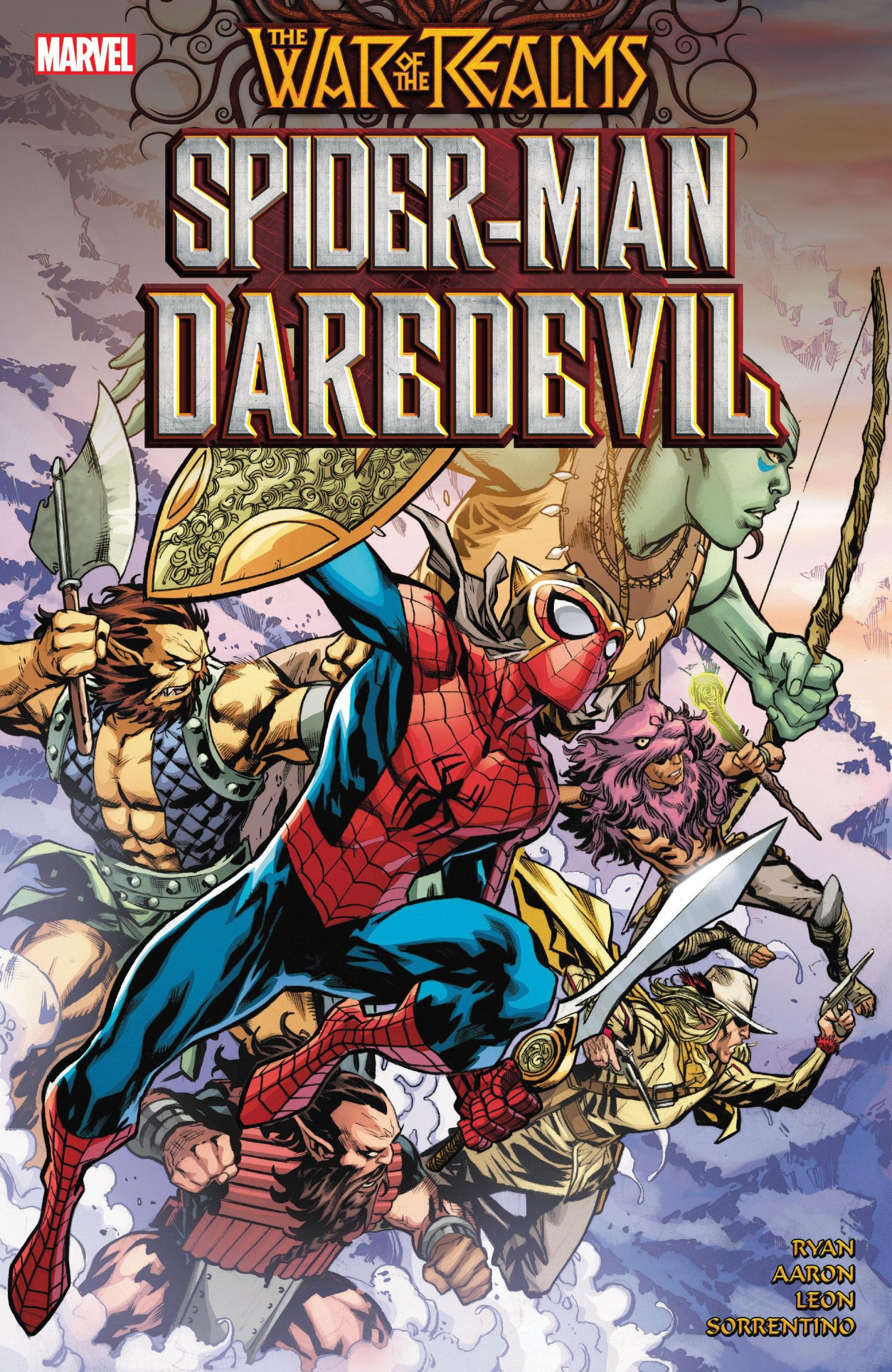 Cover: 9781302919283 | War Of The Realms: Amazing Spider-man/daredevil | Jason Aaron (u. a.)