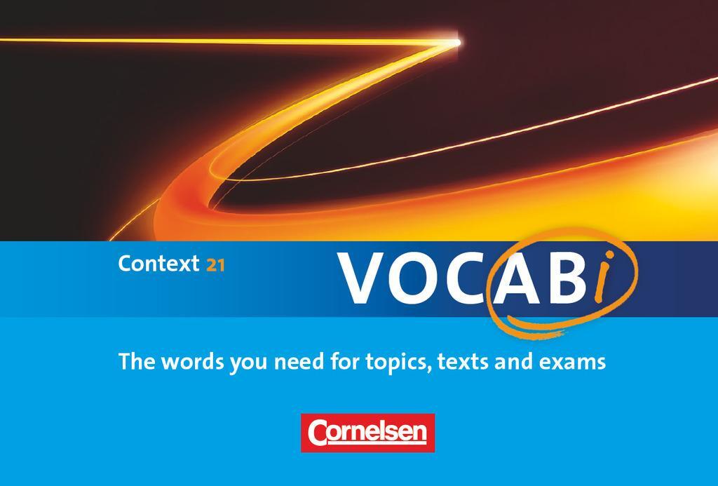 Cover: 9783060330287 | Context 21 / C21 vocabi. Vokabeltaschenbuch und Themenwortschatz