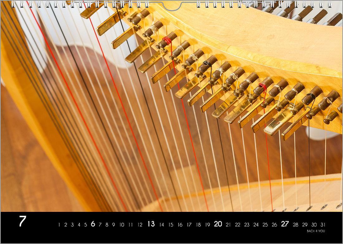 Bild: 9783969030912 | Musikinstrumente, ein Musik-Kalender 2025, DIN A4 | Peter Bach Jr.