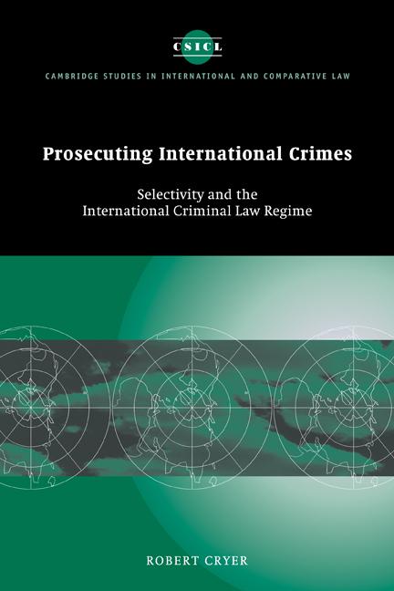 Cover: 9780521173513 | Prosecuting International Crimes | Robert Cryer | Taschenbuch | 2011