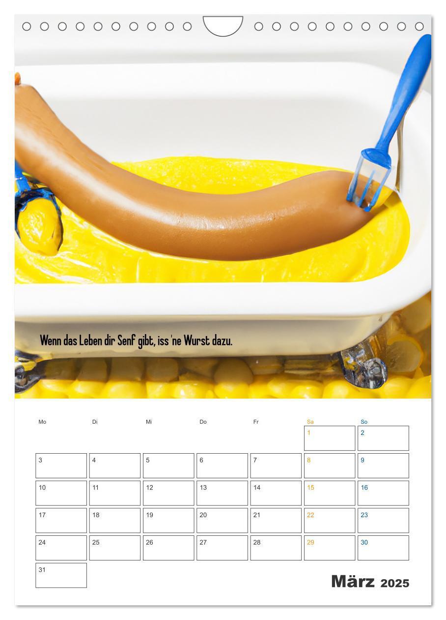 Bild: 9783435885817 | Ist mir Wurst Kalender (Wandkalender 2025 DIN A4 hoch), CALVENDO...