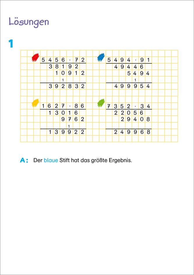 Bild: 9783788624637 | Fit fürs Rechnen 4. Klasse. Mein 5-Minuten-Block | Andrea Tonte | Buch