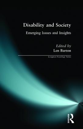 Cover: 9780582291669 | Disability and Society | Emerging Issues and Insights | Len Barton