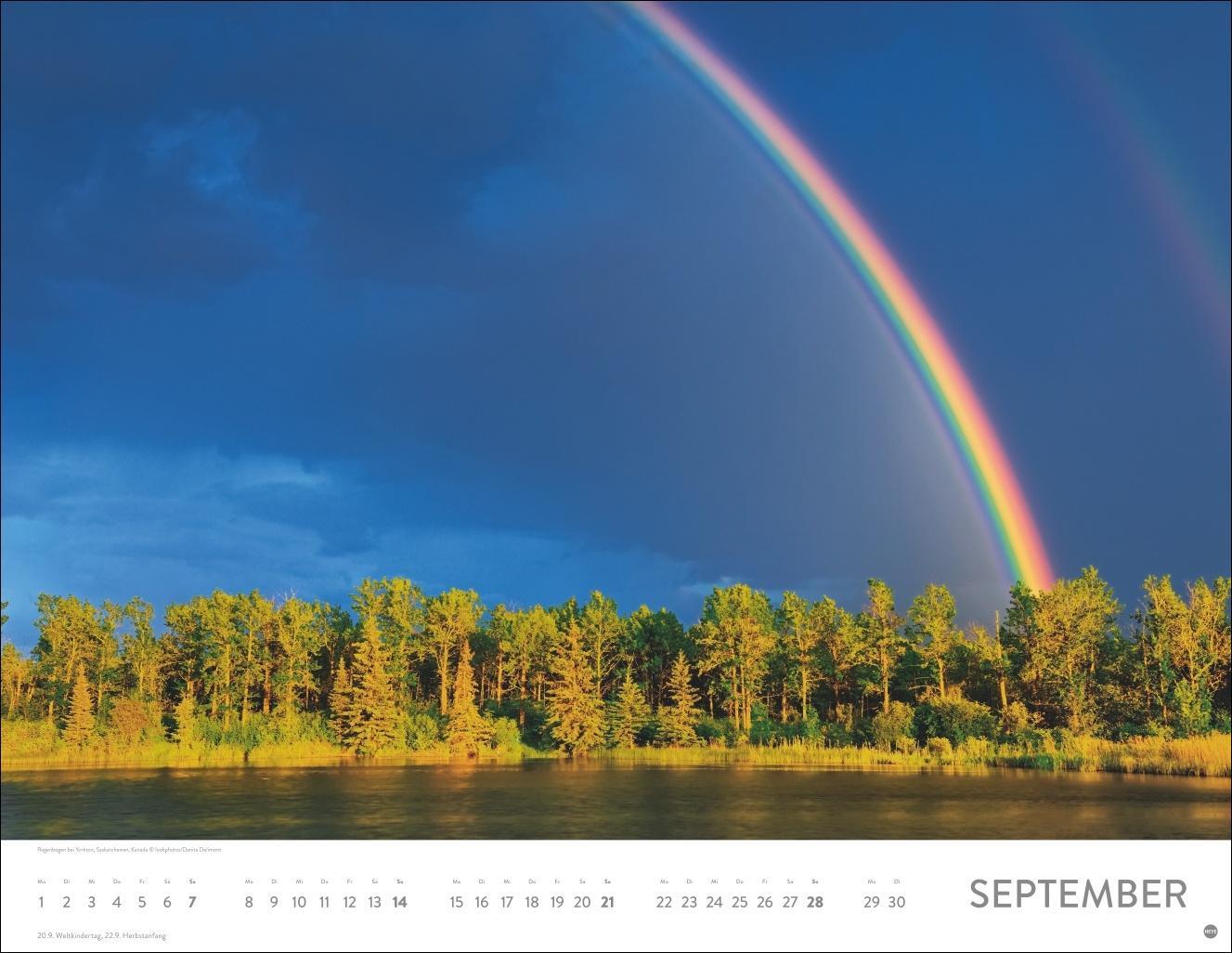 Bild: 9783756405138 | Regenbogen Posterkalender 2025 | Kalender | Spiralbindung | 14 S.