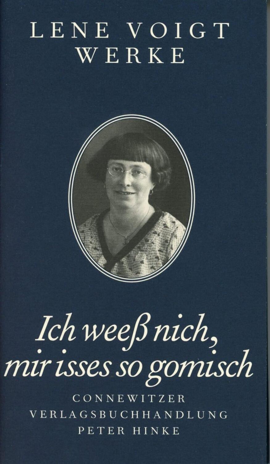 Cover: 9783928833875 | Ich weeß nich, mir isses so gomisch | Lene Voigt | Buch | 352 S.