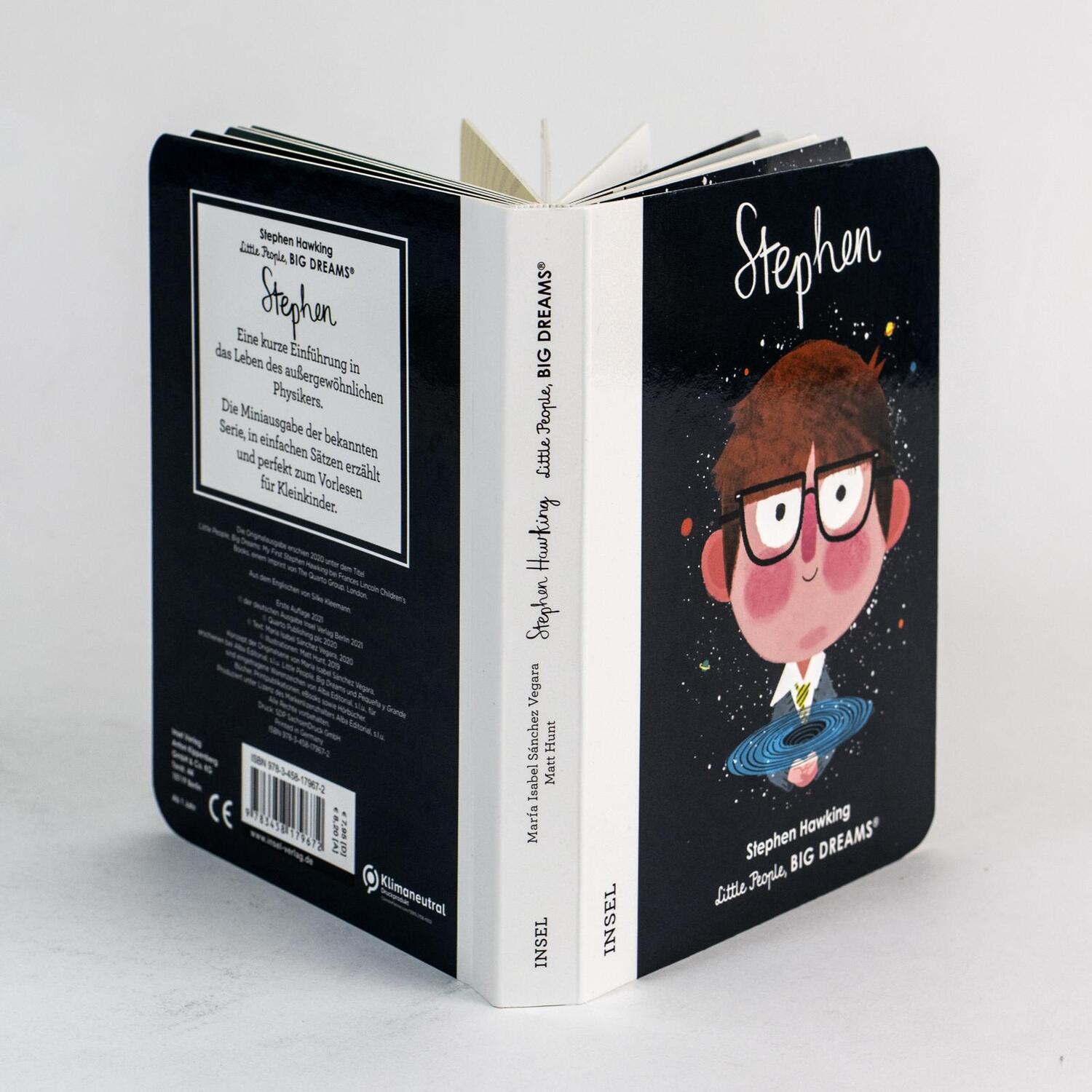 Bild: 9783458179672 | Stephen Hawking | Little People, Big Dreams. Mini | Vegara | Buch