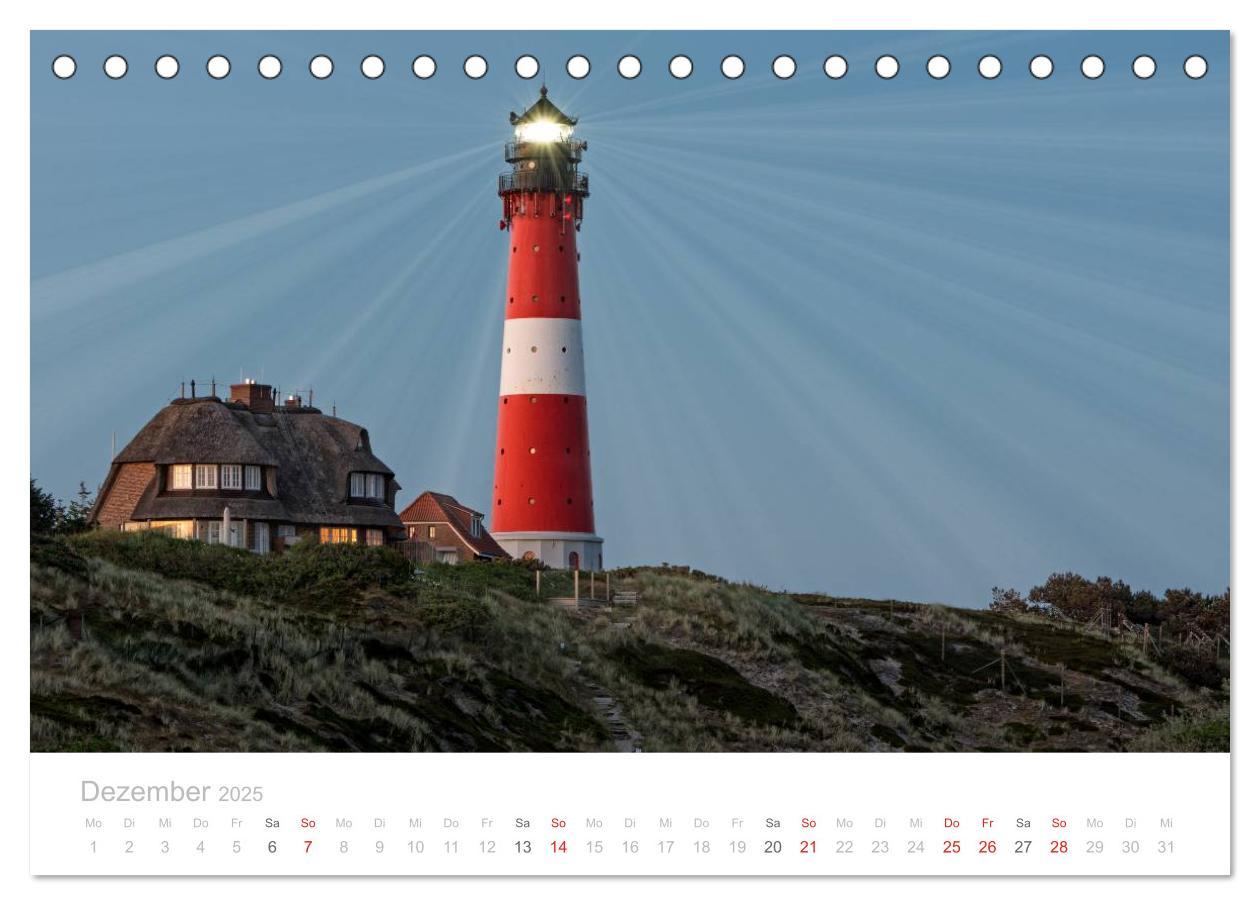 Bild: 9783435590100 | Sehnsucht Sylt (Tischkalender 2025 DIN A5 quer), CALVENDO...