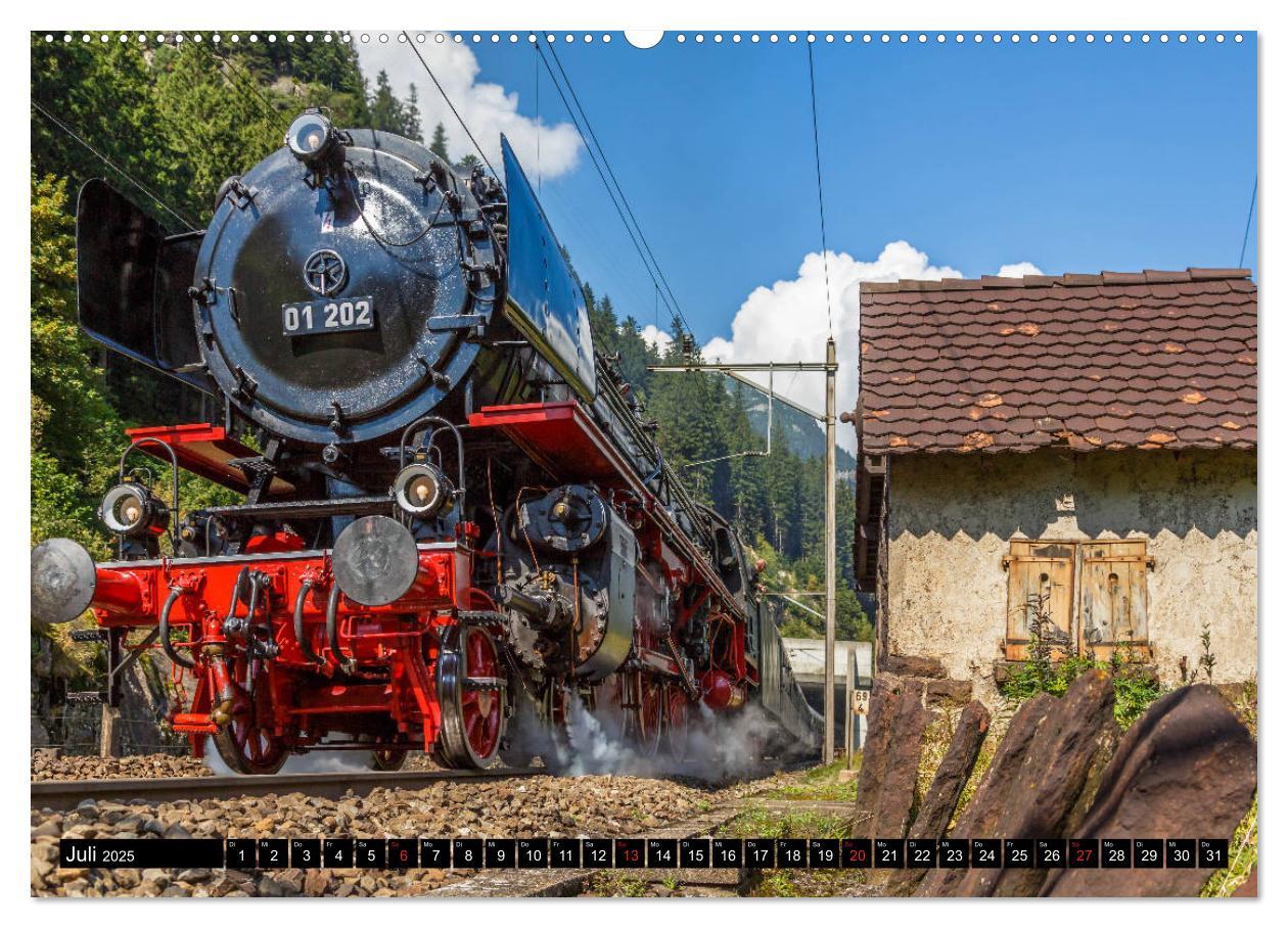 Bild: 9783435345649 | Eisenbahn-Nostalgie - Oldtimer auf Schweizer Schienen (Wandkalender...