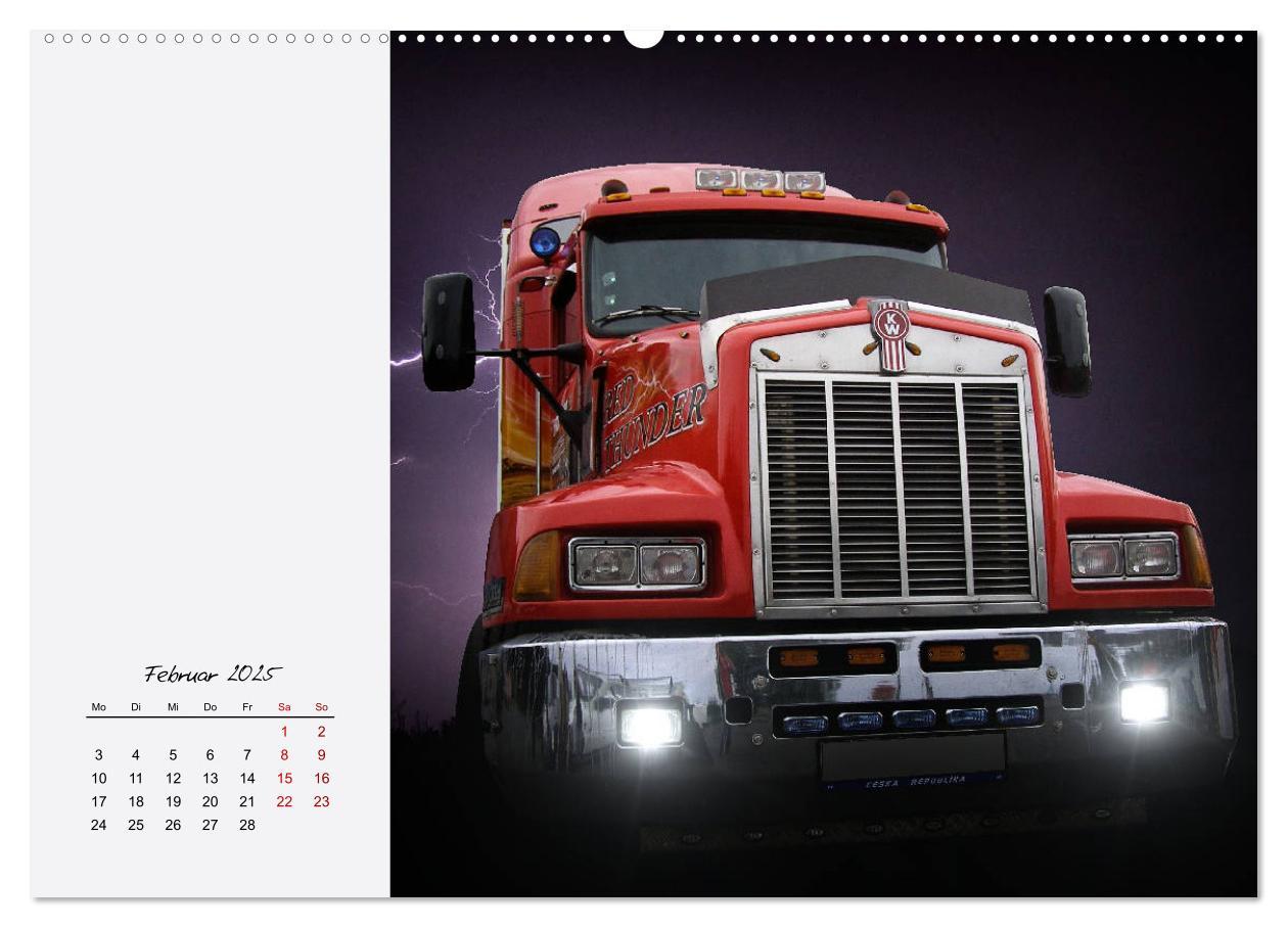 Bild: 9783435337798 | Langhauber. Coole Trucks in den USA (Wandkalender 2025 DIN A2...