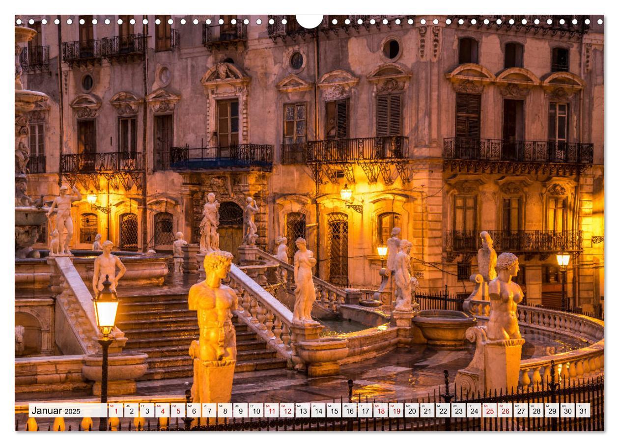 Bild: 9783435173822 | Sizilien - Palermo (Wandkalender 2025 DIN A3 quer), CALVENDO...