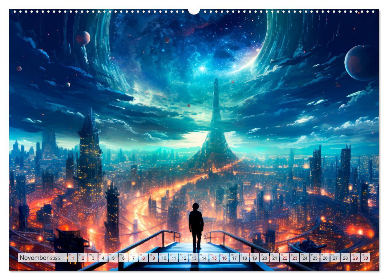 Bild: 9783383853265 | SCIENCE-FICTION Leben auf fernen Planeten (Wandkalender 2025 DIN A2...