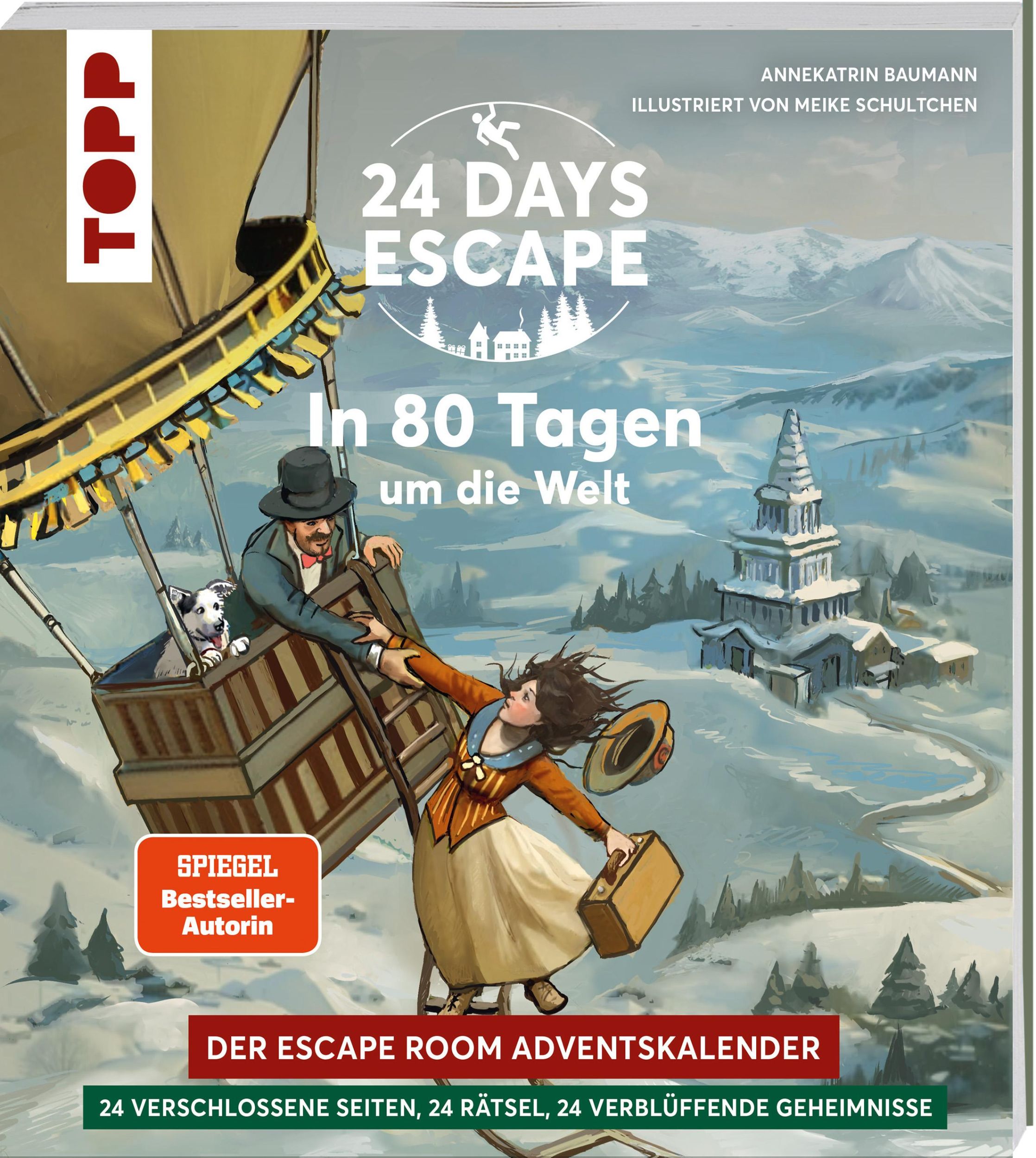 Cover: 9783735852625 | 24 DAYS ESCAPE - Der Escape Room Adventskalender: In 80 Tagen um...