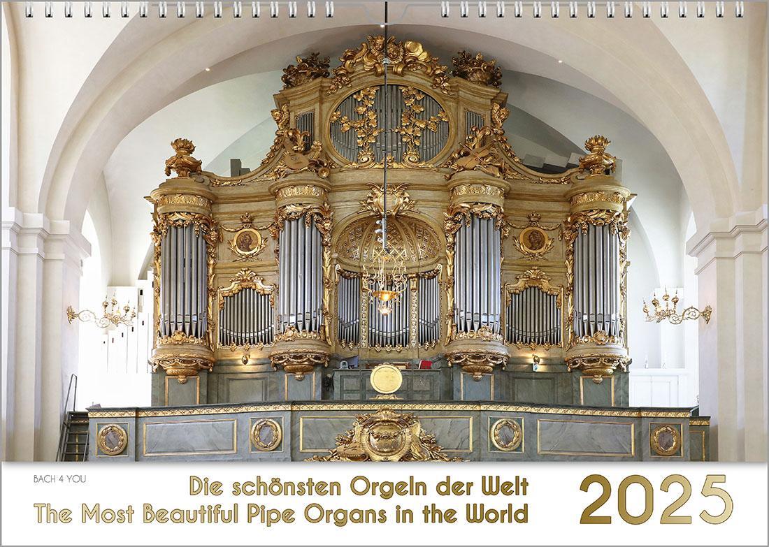 Cover: 9783969030899 | Der Orgelkalender, ein Musik-Kalender 2025, DIN A4 | Peter Bach Jr.