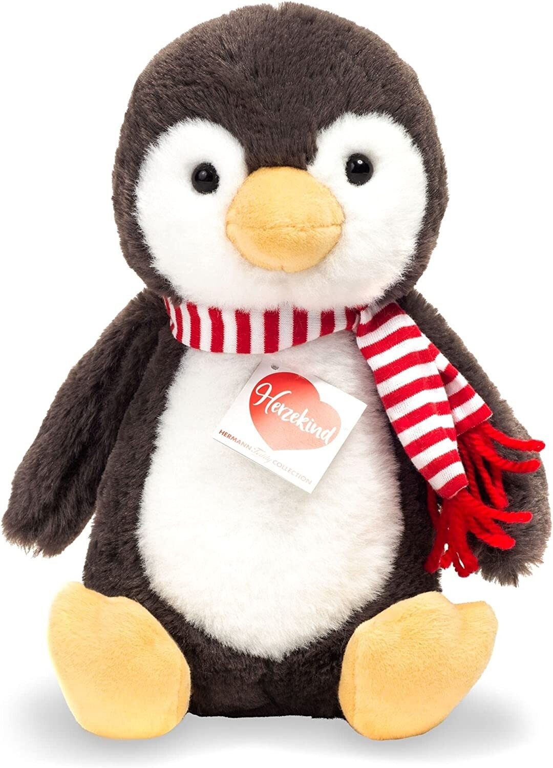 Cover: 4004510939351 | Teddy Hermann 93935 - Pinguin Pancho, 23 cm, Herzekind, Plüschtier