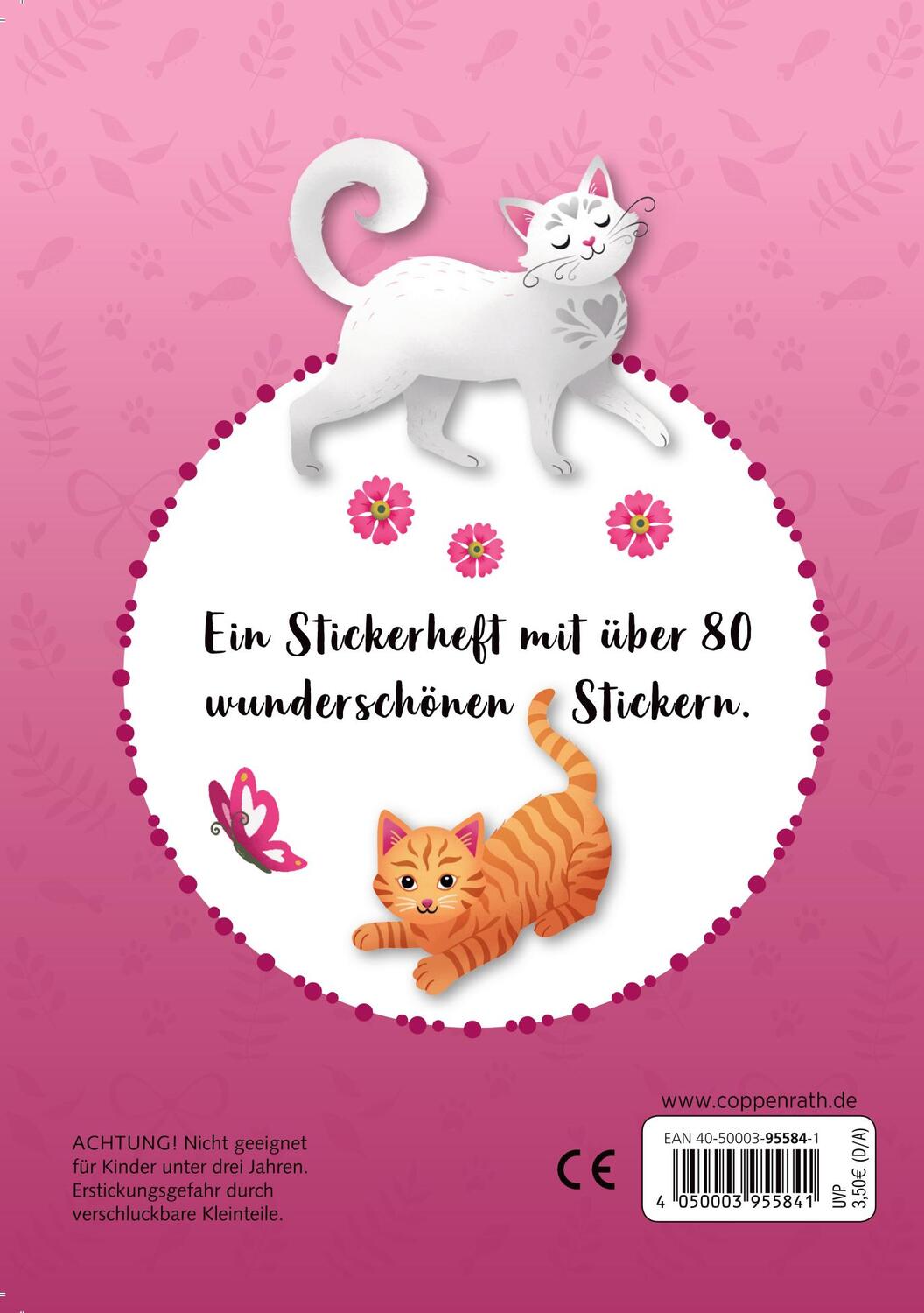 Rückseite: 4050003955841 | Sticker - Cat | Susanna Hatkemper | Broschüre | 100% selbst gemacht