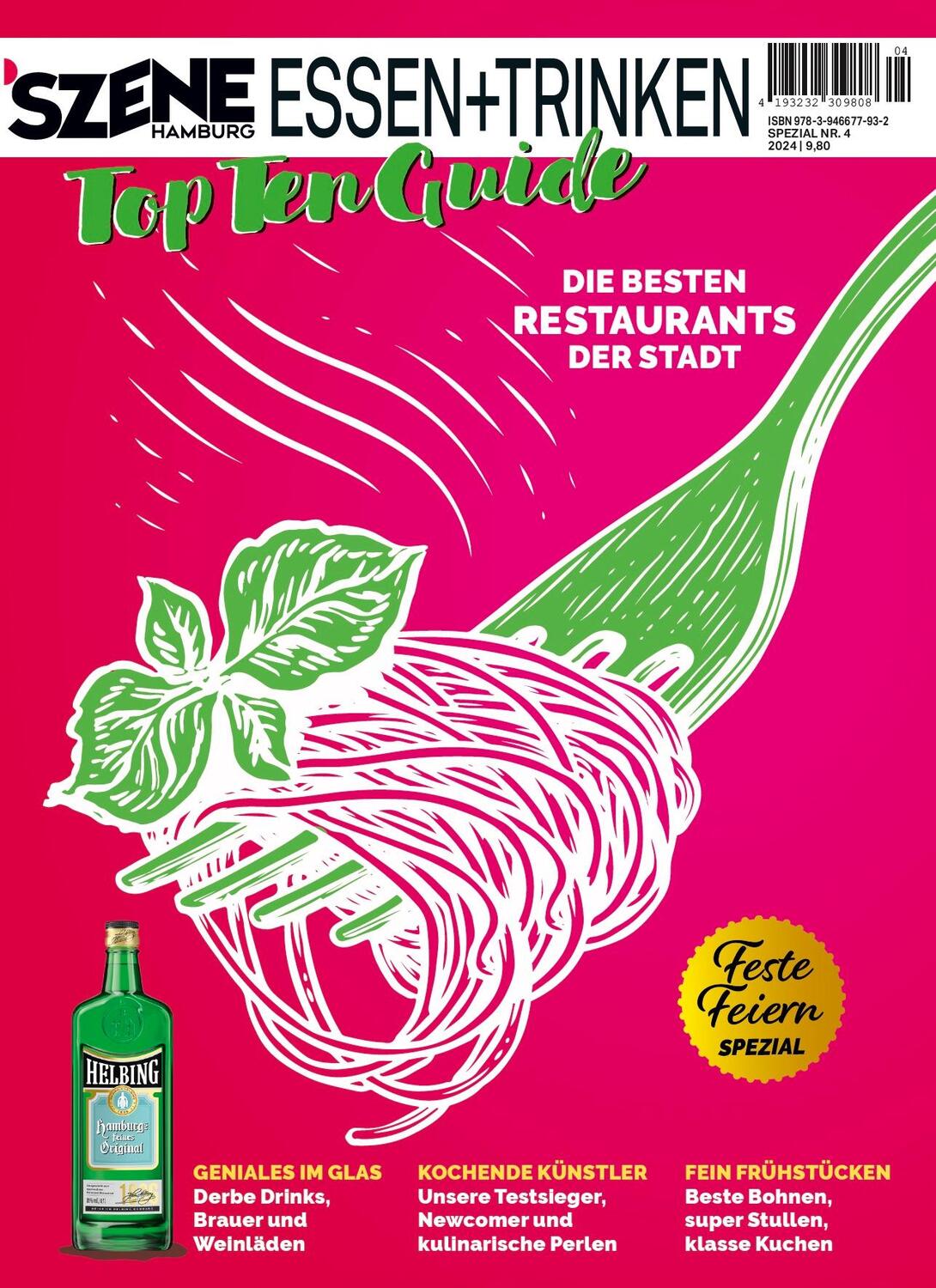 Cover: 9783946677932 | SZENE HAMBURG ESSEN + TRINKEN TO GO 2023/2024 | GmbH | Taschenbuch