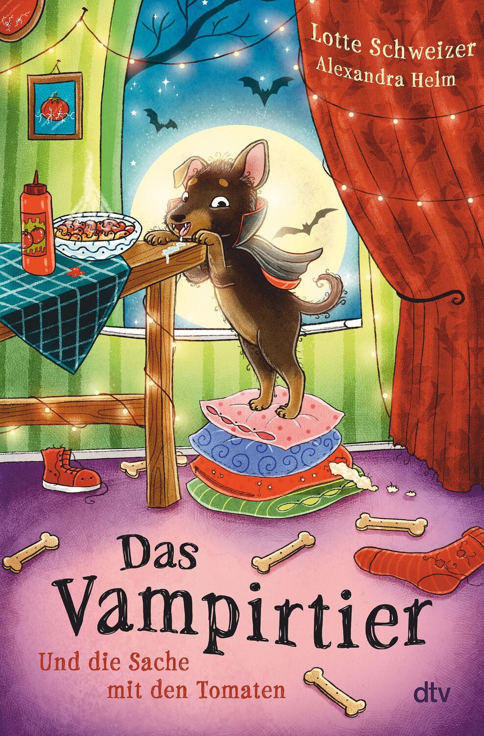 Cover: 9783423764483 | Das Vampirtier und die Sache mit den Tomaten | Lotte Schweizer | Buch