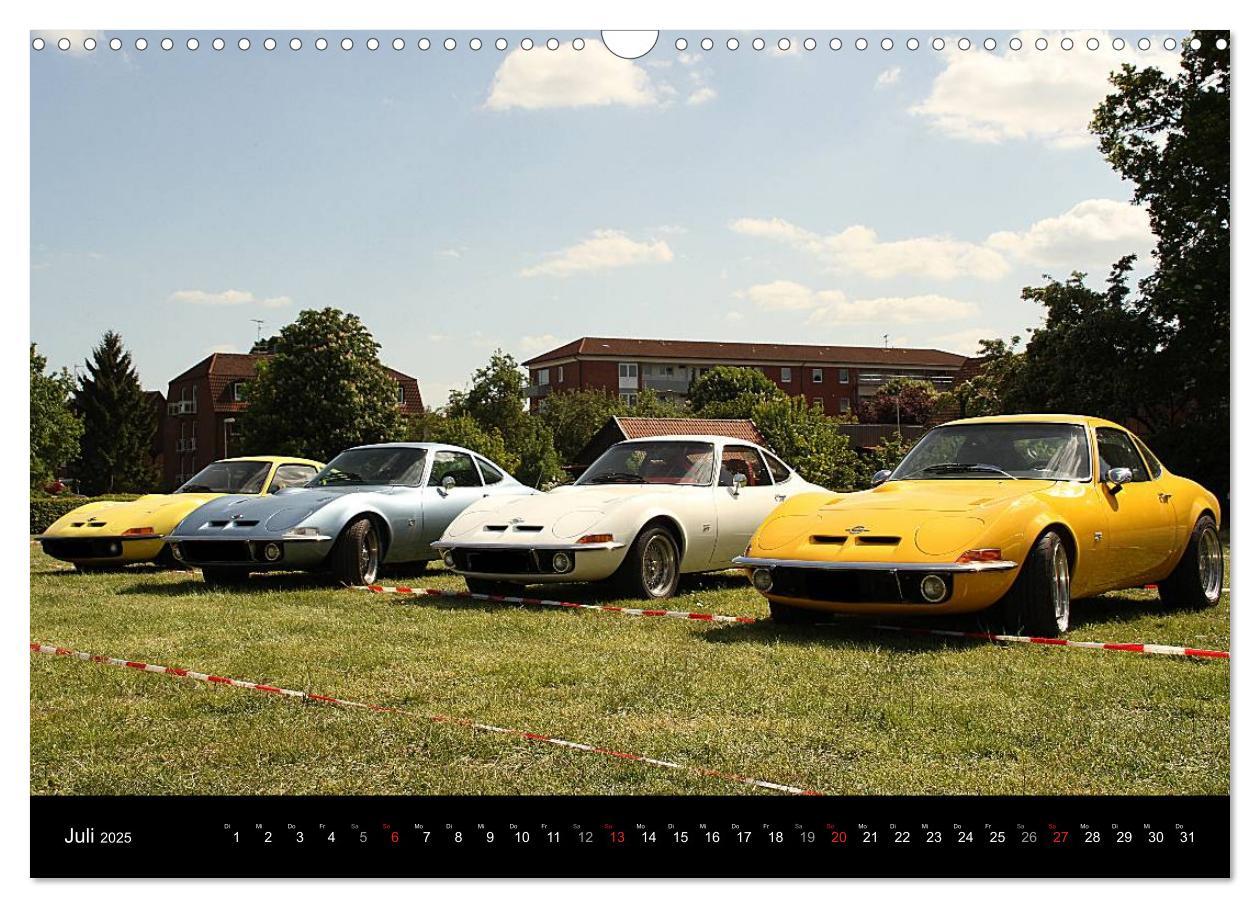 Bild: 9783435726639 | Opel GT Der Kalender (Wandkalender 2025 DIN A3 quer), CALVENDO...