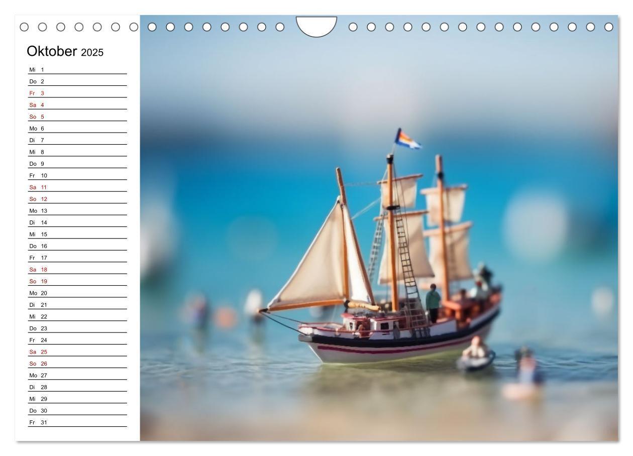 Bild: 9783383866463 | Miniatur Weltreise (Wandkalender 2025 DIN A4 quer), CALVENDO...