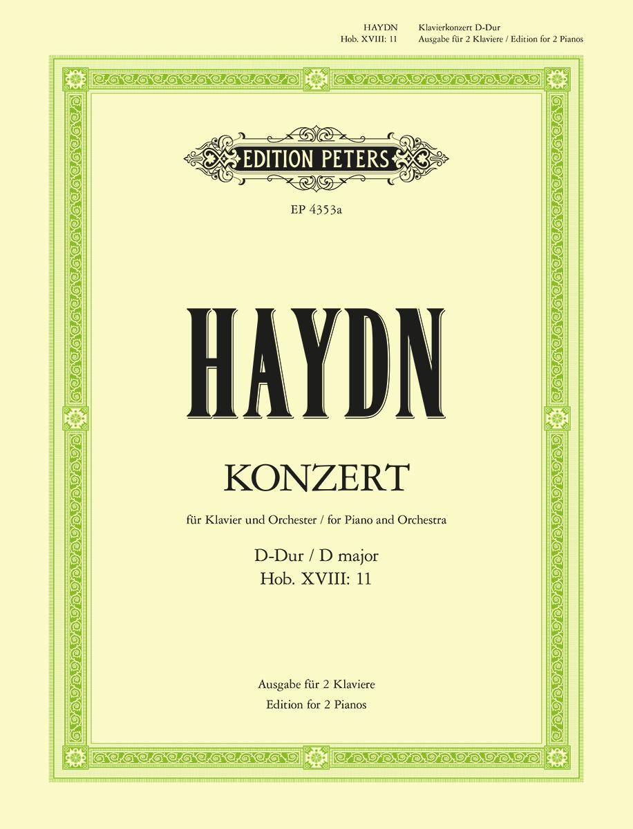 Cover: 9790014023614 | Piano Concerto in D Hob. Xviii:11 (Edition for 2 Pianos) | Haydn