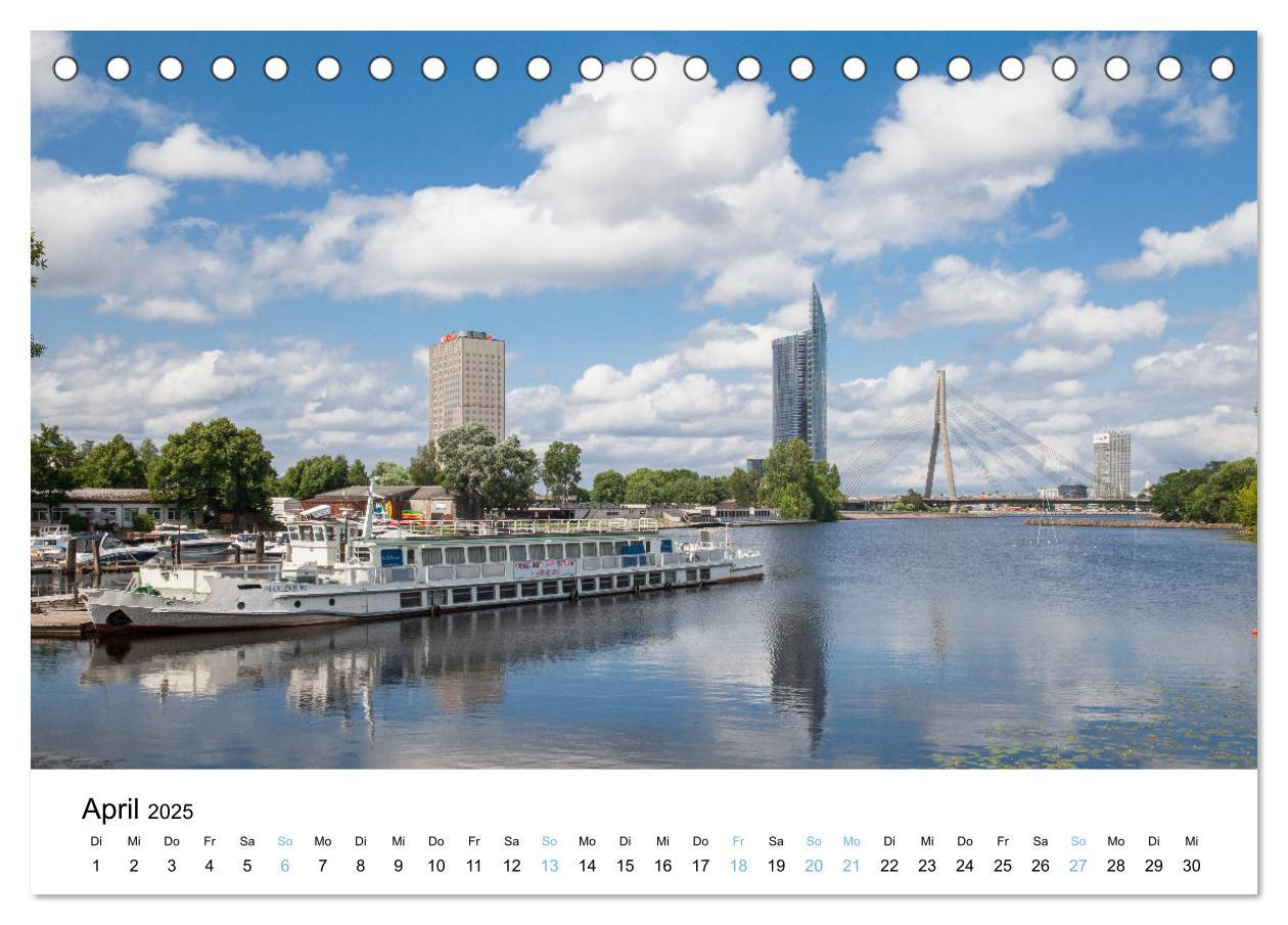 Bild: 9783435377442 | Riga - Metropole des Baltikums (Tischkalender 2025 DIN A5 quer),...