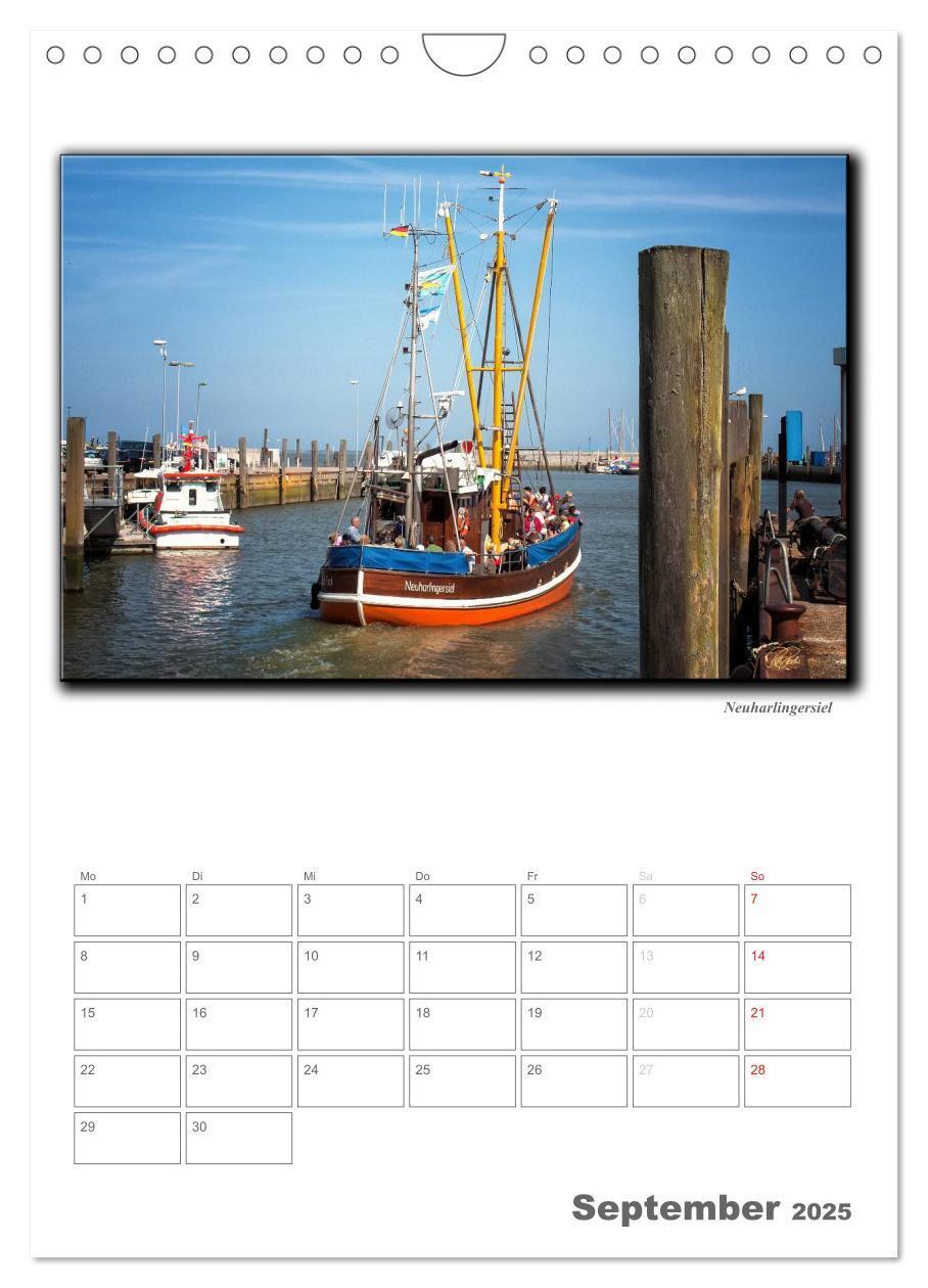 Bild: 9783457059104 | Ostfriesland - die bezaubernden alten Häfen / Planer (Wandkalender...