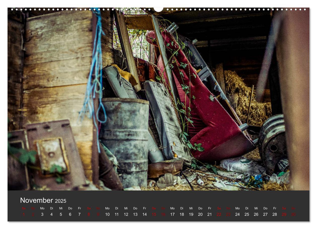 Bild: 9783435216949 | Verlassene Orte - Ein Lost Places Kalender (Wandkalender 2025 DIN...