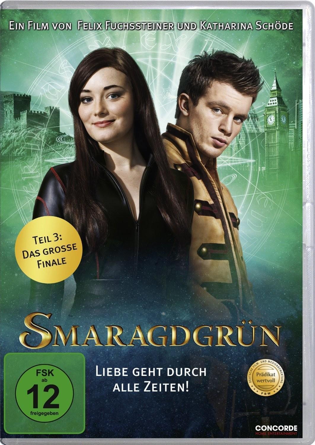 Cover: 4010324202222 | Smaragdgrün | Kerstin Gier | DVD | Deutsch | 2016 | Concorde Video