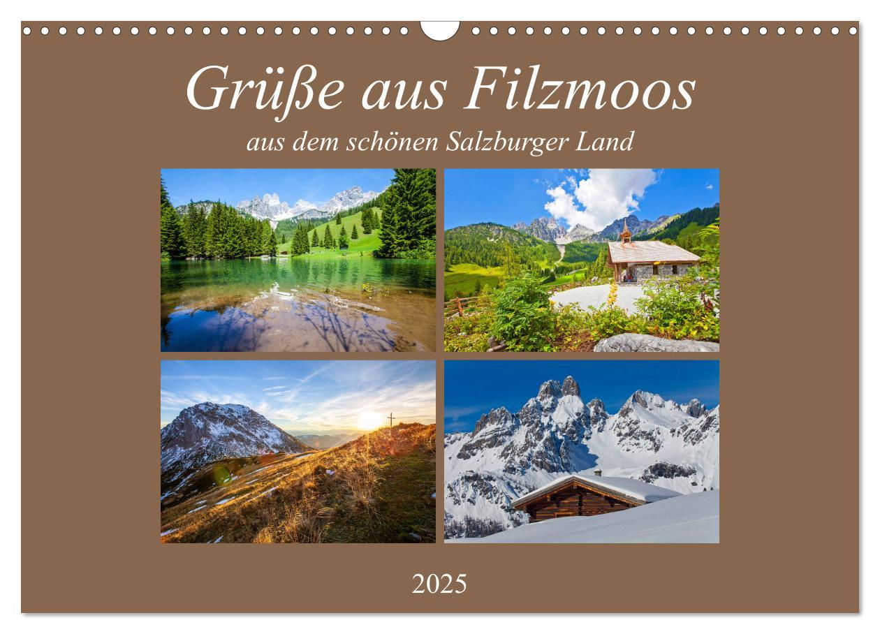 Cover: 9783435167296 | Grüße aus Filzmoos (Wandkalender 2025 DIN A3 quer), CALVENDO...