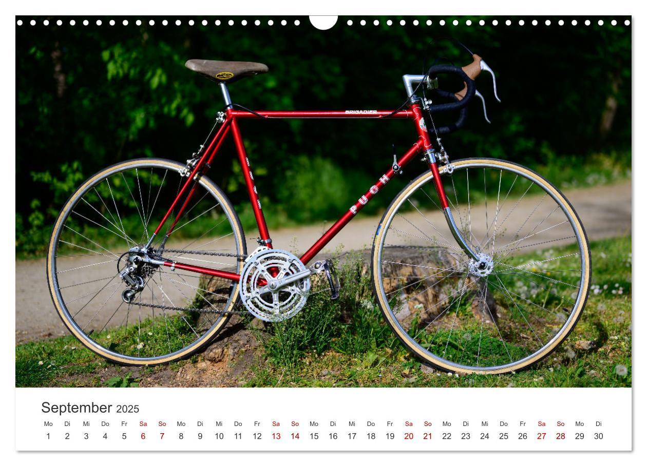 Bild: 9783435018284 | Stahlrenner - Rennrad-Klassiker aus Europa (Wandkalender 2025 DIN...