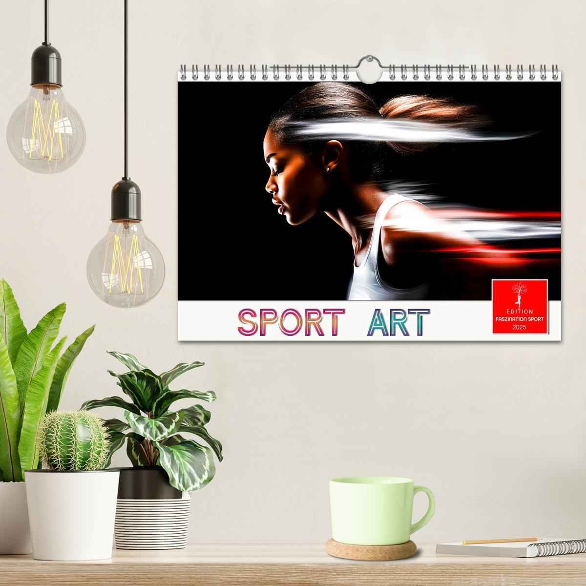 Bild: 9783457185230 | Sport Art (Wandkalender 2025 DIN A4 quer), CALVENDO Monatskalender