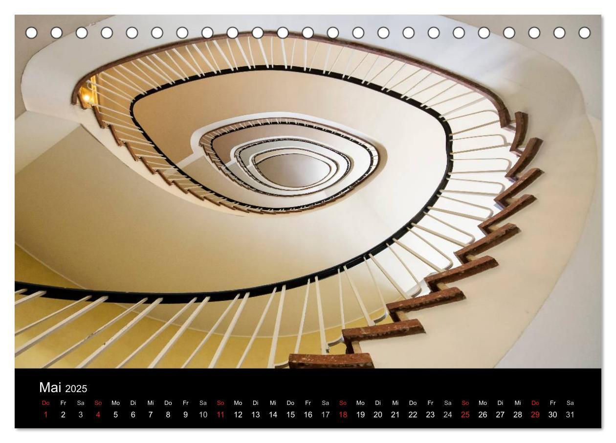 Bild: 9783435600205 | Faszination Treppen (Tischkalender 2025 DIN A5 quer), CALVENDO...