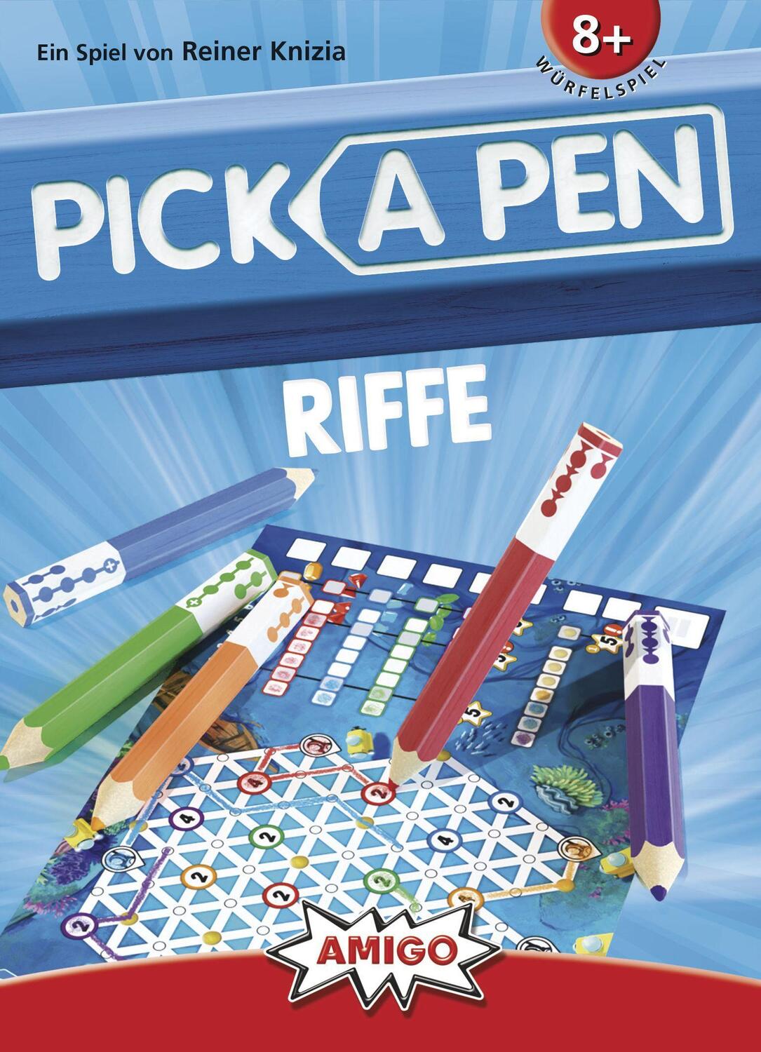 Cover: 4007396024111 | Pick a Pen: Riffe | AMIGO - Familienspiel | AMIGO Spiel Freizeit