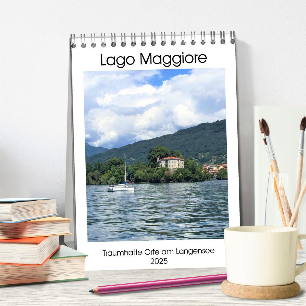 Bild: 9783435951604 | Traumhafter Lago Maggiore (Tischkalender 2025 DIN A5 hoch),...