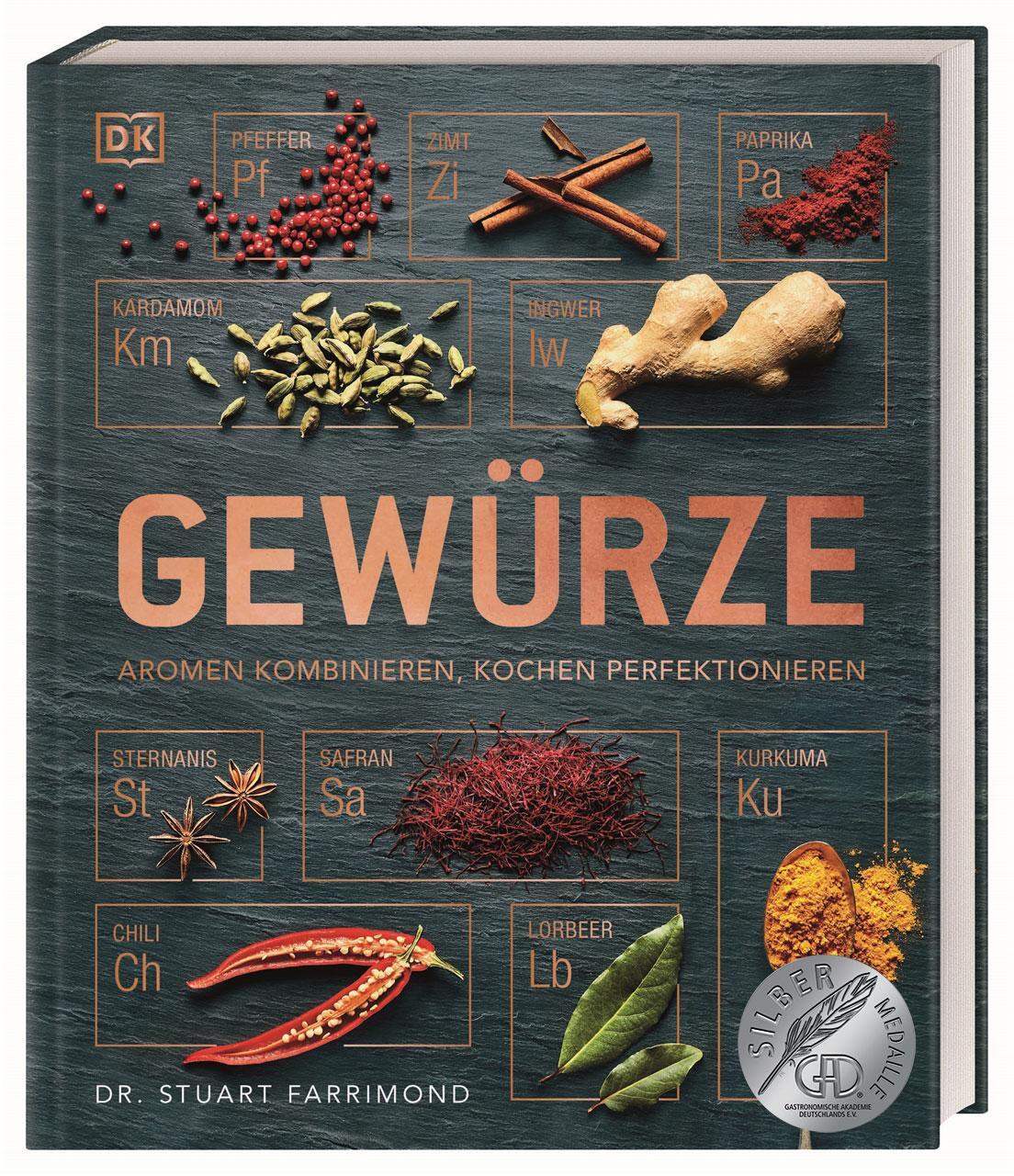 Cover: 9783831038343 | Gewürze | Aromen kombinieren, Kochen perfektionieren | Farrimond