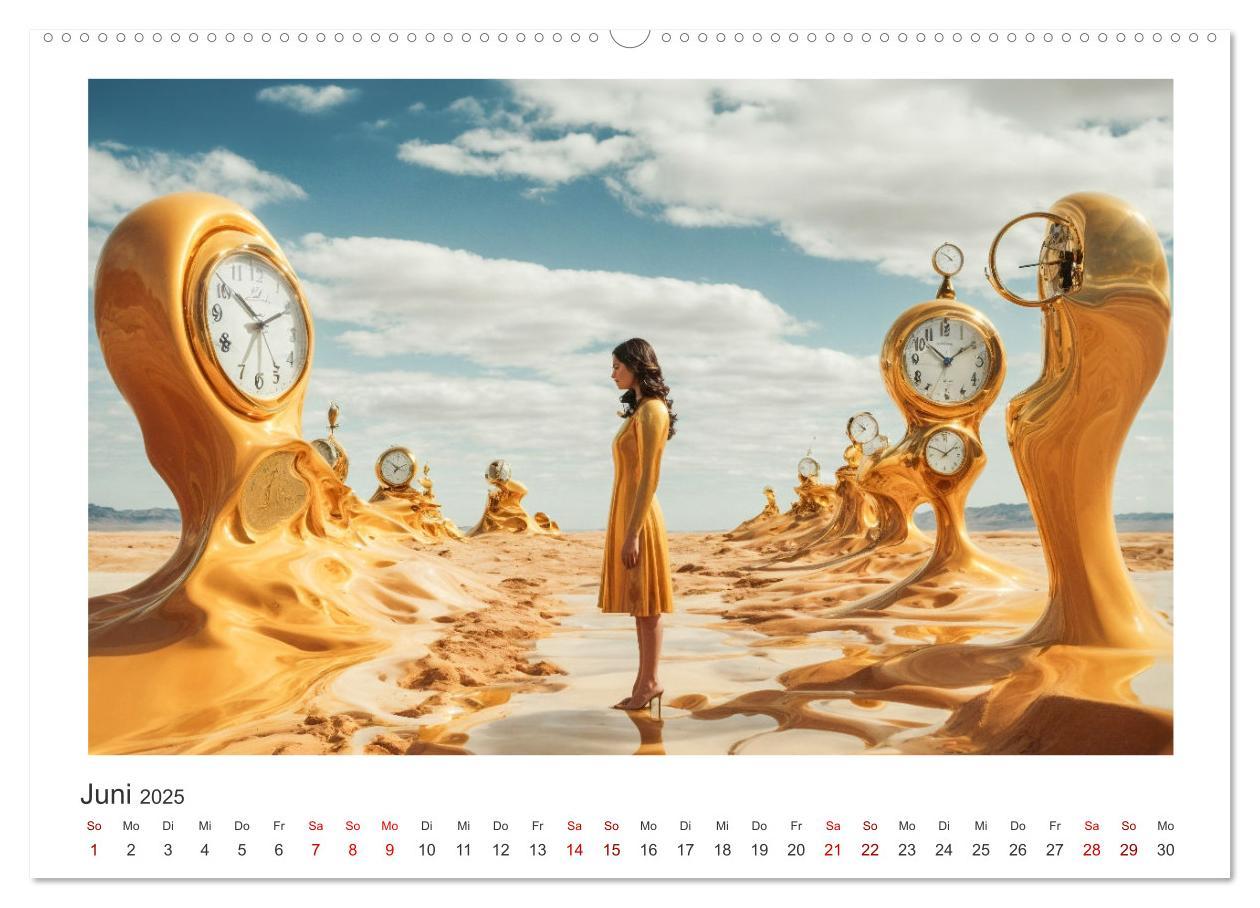 Bild: 9783383857744 | Zeit ist abstrakt (Wandkalender 2025 DIN A2 quer), CALVENDO...