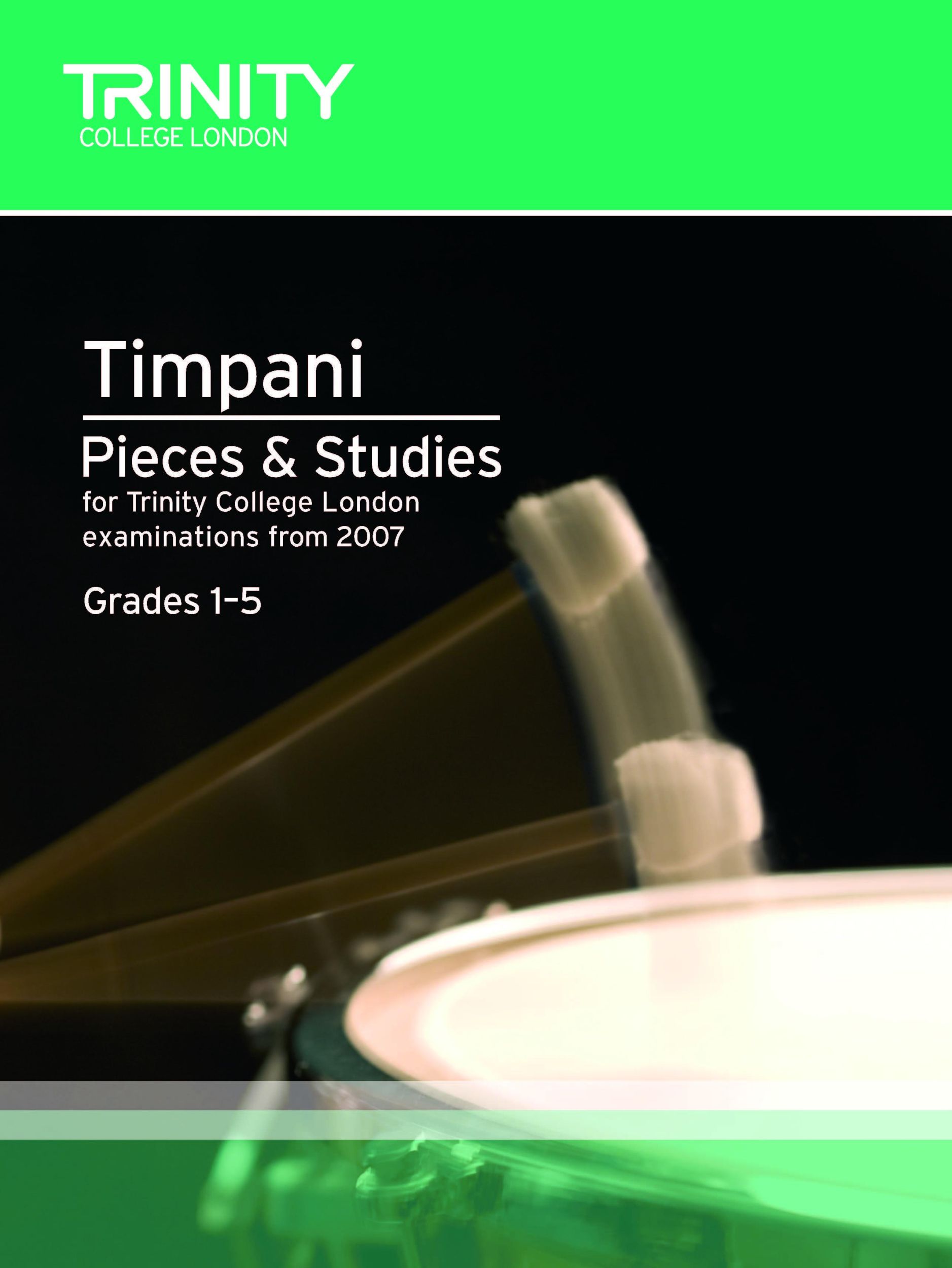 Cover: 9780857361141 | Timpani Pieces &amp; Studies Grades 1-5 | Trinity Guildhall | Broschüre