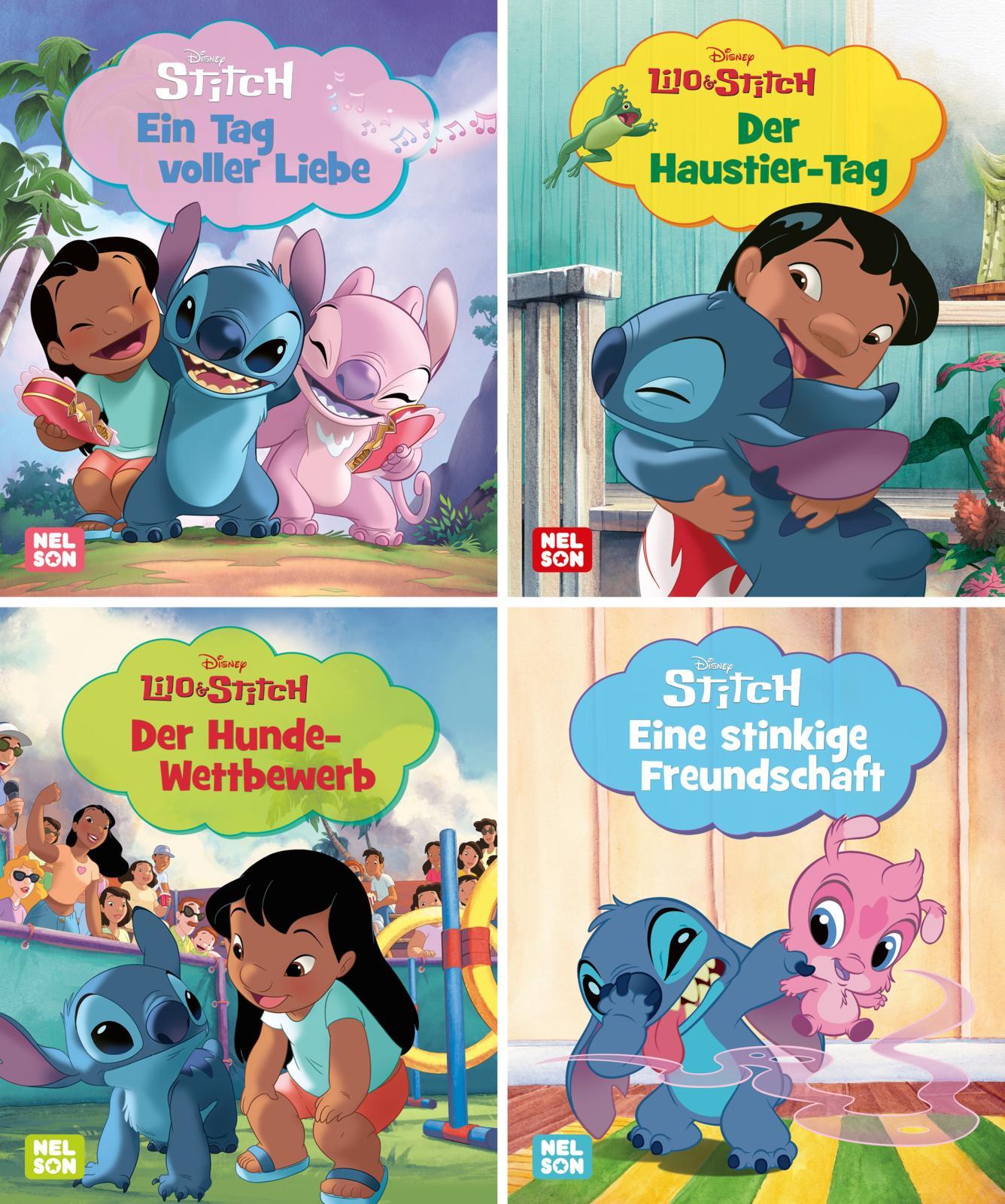 Cover: 9783845127668 | Nelson Mini-Bücher: 4er Disney Lilo &amp; Stitch 1-4 | 4 Minibücher im Set